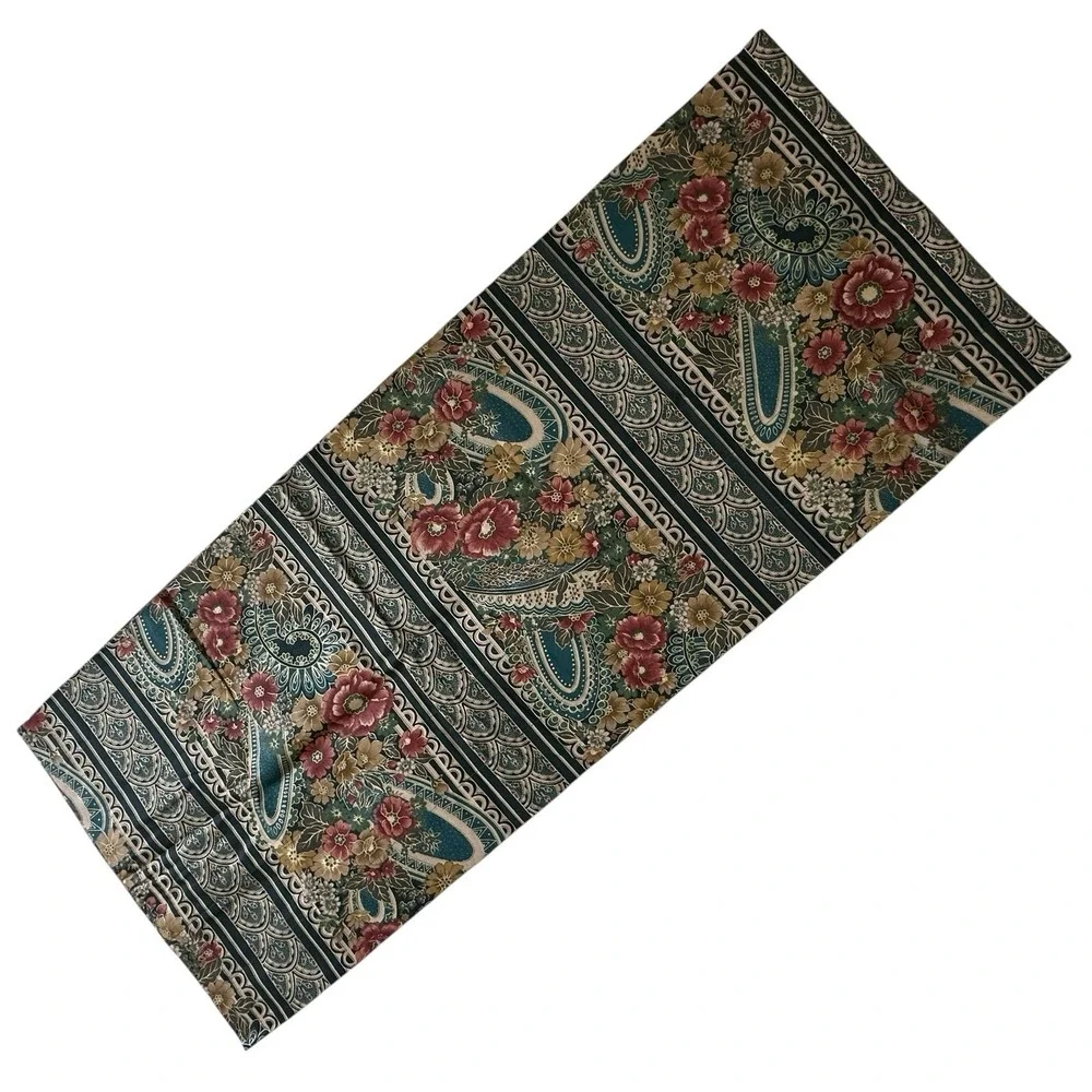 Croscill Luxury Valances Curtain 18x90 Inch Remi Pattern Spruce Green‎ USA Made